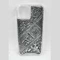 iPhone Cover – Jai Shree Radhe Inscription with Floral Corner Scrolls