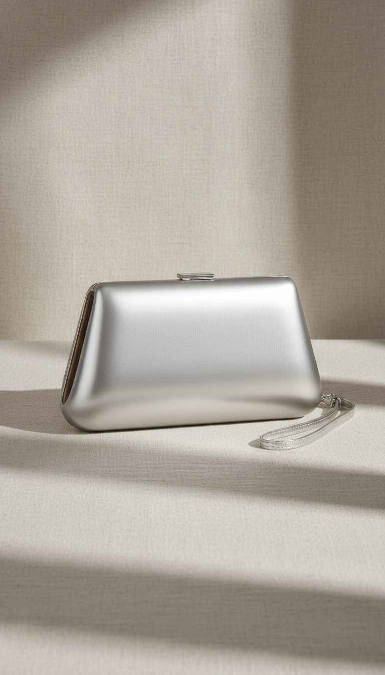 Solid Silver Evening Clutch