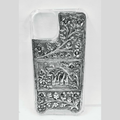 iPhone Cover – Floral Pattern with Elephant Motif