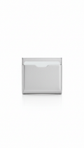 Minimalist sterling silver cardholder