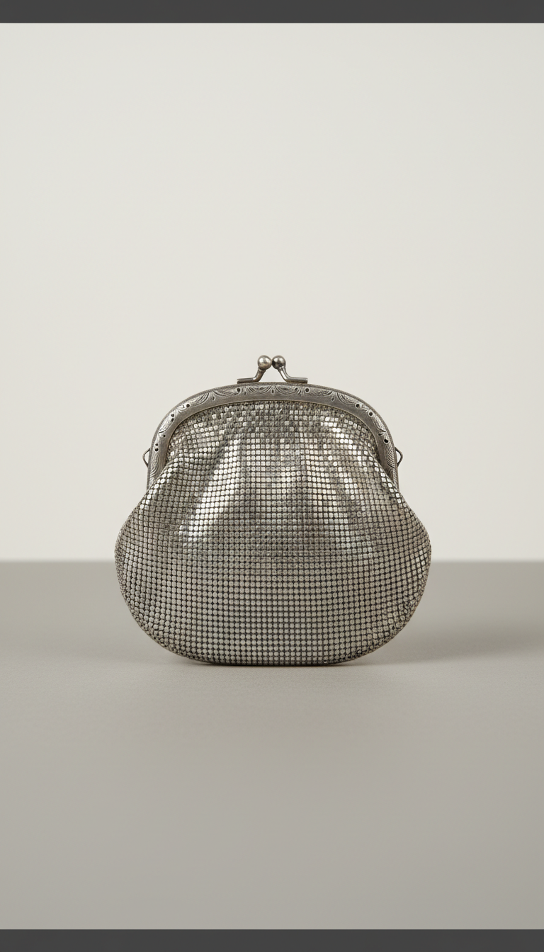 Antique Silver Coin Purse