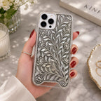 Phone Cover – Floral Vine with Flower Blossoms, Vertical Panel