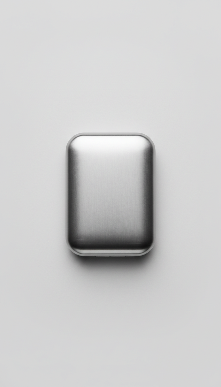 Polished Silver Key Case