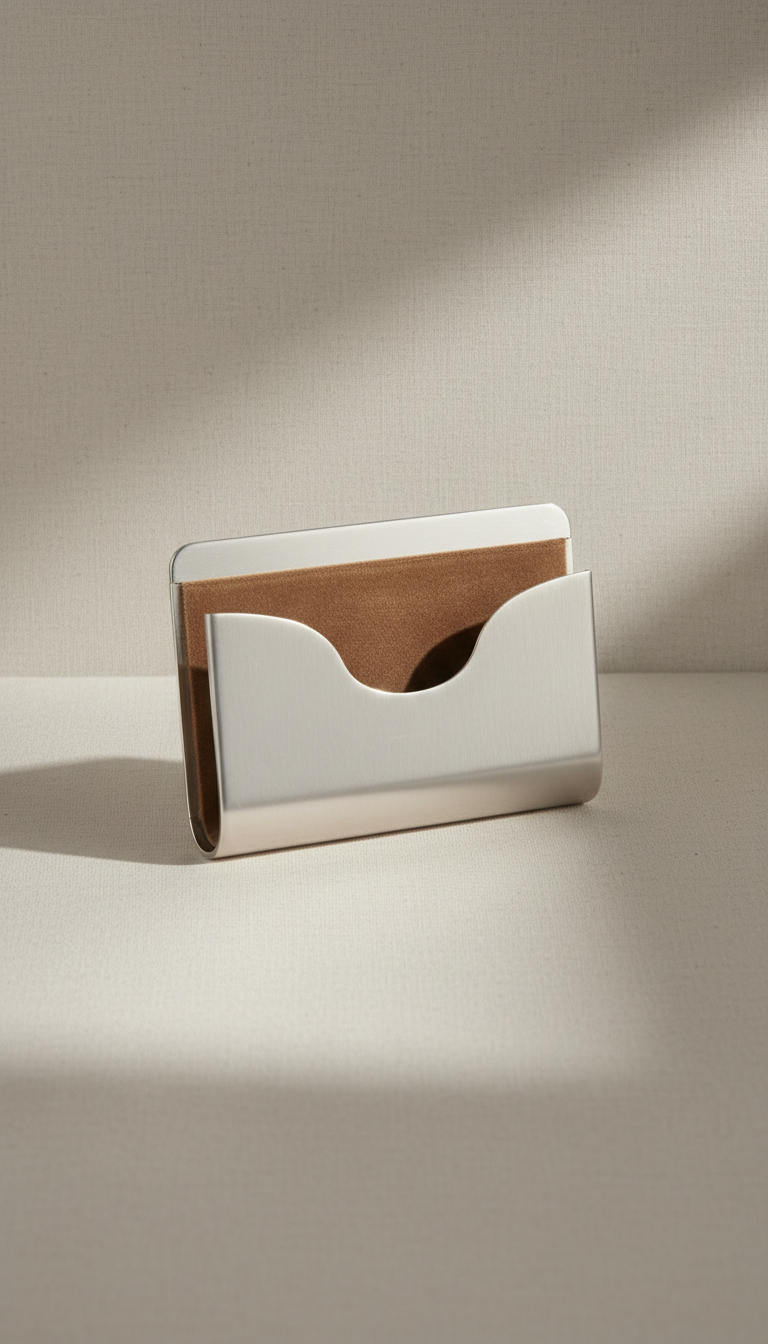 Sterling Silver Card Holder
